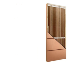 Porta Frisada de Madeira Sarrafeada Padrão Curupixá Interna Montada Batente de 12cm - 3