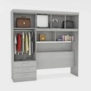 Ver imagem 2 de Guarda-Roupa Casal 5 Portas com Cabeceira Cancun Flex Color