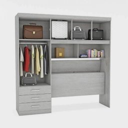 Guarda-Roupa Casal 5 Portas com Cabeceira Cancun  Flex Color - 2
