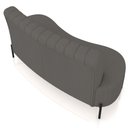 Ver imagem 7 de Sofá Chaise 2 Lugares Sala Living 160cm Pés Industrial Cayman K01 Linho Cinza Escuro - Lyam Decor