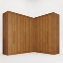 Ver imagem 2 de Guarda-Roupa de Canto Modulado 9 Portas 4 Gavetas França