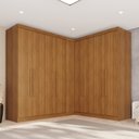 Ver imagem 1 de Guarda-Roupa de Canto Modulado 9 Portas 4 Gavetas França