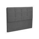 Ver imagem 1 de Cabeceira Cama Box Casal Queen 160 cm London - JS Móveis - Cinza