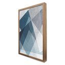 Ver imagem 3 de Quadro Decorativo Caixa Elementos Geométricos Tacolado Moldura Caixa Alta 4,5cm Preta sem Vidro 40 X
