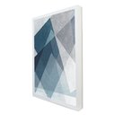 Ver imagem 1 de Quadro Decorativo Caixa Elementos Geométricos Tacolado Moldura Caixa Alta 4,5cm Preta sem Vidro 40 X