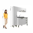 Ver imagem 2 de Cozinha Carol 3 Pecas (Paneleiro) Branco