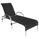 Ver imagem 7 de Cadeira Espreguiçadeira Havaí Alumínio e Fita Náutica Preto
