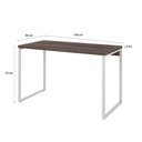 Ver imagem 5 de Mesa Kuadra Office 120x60x75cm Nogal/est.branca