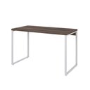 Ver imagem 1 de Mesa Kuadra Office 120x60x75cm Nogal/est.branca