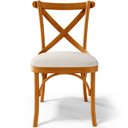 Ver imagem 3 de Cadeira Para Sala de Jantar e Estar Living Estofada Ávila L02 Linho Cru - Lyam Lyam Decor