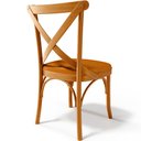 Ver mais imagens de Kit 02 Cadeiras Para Sala de Jantar e Estar Living Estofada Ávila L02 Couríssimo Whisky - Lyam Lyam 