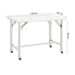 Mesa de Manipulação em Inox Tampo Polietileno 120x65 - Fritomaq - 2