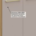 Ver imagem 5 de Balcão de Cozinha para Pia 120cm 2 Portas e 3 Gavetas com Tampo Elegance Luciane Móveis