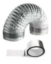 Ver imagem 1 de Duto Flexível Aluminizado 200mm 10 Metros + Rolo De Fita