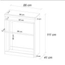 Ver imagem 3 de Cômoda 5 Gavetas com Espaço TV e DVD Triunfo Demóbile