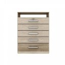 Ver imagem 4 de Cômoda 5 Gavetas com Espaço TV e DVD Triunfo Demóbile