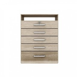 Cômoda 5 Gavetas com Espaço TV e DVD Triunfo Demóbile - 4 Cômoda 5 Gavetas com Espaço TV e DVD Triunfo Demóbile - 4