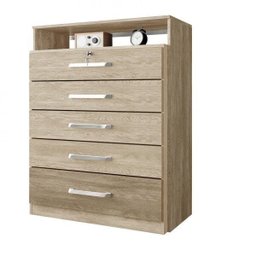 Cômoda 5 Gavetas com Espaço TV e DVD Triunfo Demóbile - 2 Cômoda 5 Gavetas com Espaço TV e DVD Triunfo Demóbile - 2