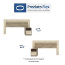 Ver imagem 5 de Cabeceira Casal com 1 Mesa de Apoio 1 Gaveta London Demóbile