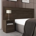 Ver imagem 1 de Cabeceira Casal com 1 Mesa de Apoio 1 Gaveta London Demóbile