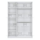 Ver imagem 3 de MÓDULO CLOSET A2,20 CAB. MALEIRO E NICHOS M300.B (LOJA E CLOSET) MUNDI MOVEIS