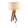 Abajur Luminária de Mesa Sala Quarto com Cúpula Paris - Palha - 2