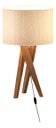 Ver imagem 2 de Abajur Luminária de Mesa Sala Quarto com Cúpula Paris - Palha