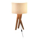 Ver imagem 2 de Abajur Luminária de Mesa Sala Quarto com Cúpula Paris - Palha