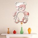 Ver imagem 1 de Espelho Ursinho em Acrílico Decorativo G