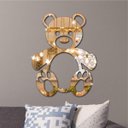 Ver imagem 4 de Espelho Ursinho em Acrílico Decorativo G