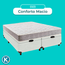 Ver imagem 4 de Cama Box Bau Blindado Casal + Colchão D23 D23 Inducol