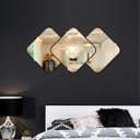 Ver imagem 3 de Espelho Decorativo Quadrado 3 Peças em Acrílico P