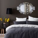 Ver imagem 5 de Espelho Arabesco Oval em Acrílico Decorativo com Gravação M