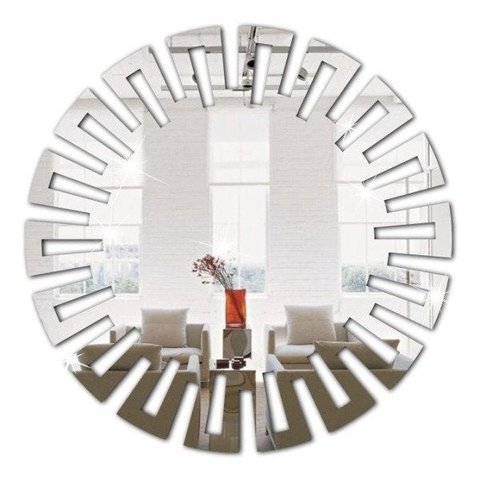 Espelho em Acrílico Decorativo Mandala | Sala Escritório P