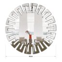 Ver imagem 3 de Espelho em Acrílico Decorativo Mandala | Sala Escritório P