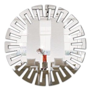 Espelho em Acrílico Decorativo Mandala | Sala Escritório M