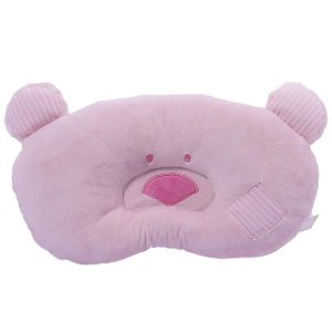 Travesseiro Zip Toys Urso Rosa