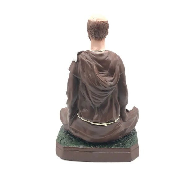 Imagem de São Francisco Meditando Gesso 30 cm - 4