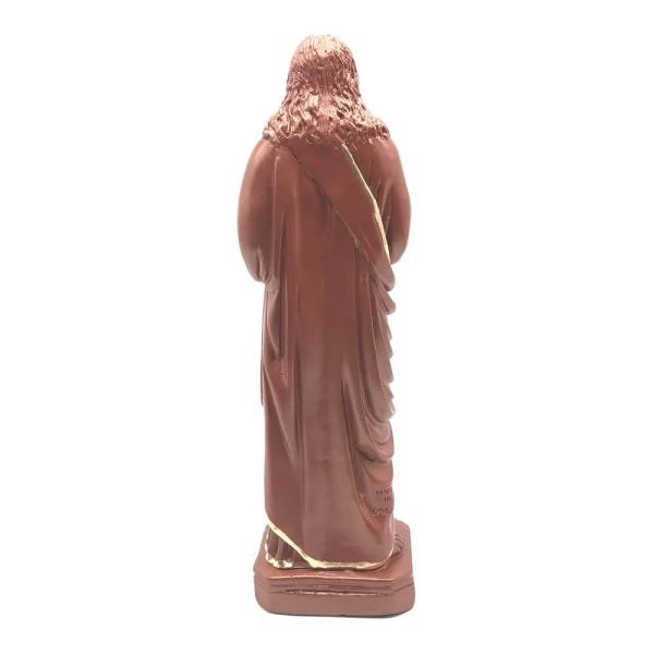 Imagem do Sagrado Coração de Jesus Bronze 30 cm - 4