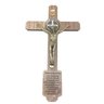 Crucifixo MDF Oração Medalha São Bento Parede - 2