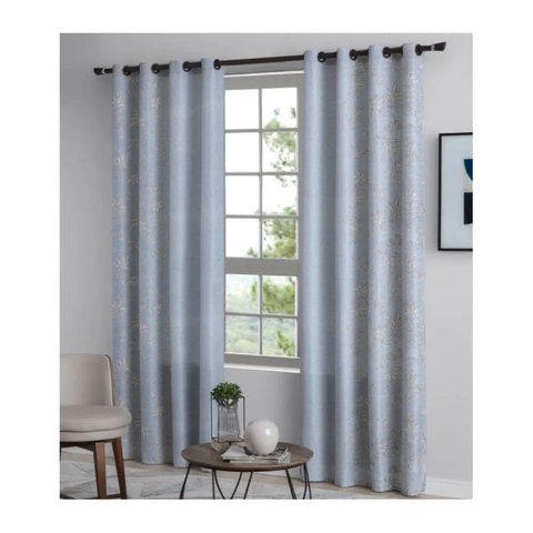 Cortina para Sala Estampada Com Ilhos 2,20 x 2,40 m Belem Sultan