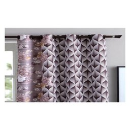 Cortina para Sala Estampada Com Ilhos 2,20 x 2,40 m Cuiaba Sultan - 2