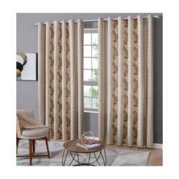 Cortina para Sala Estampada Com Ilhos 3,00 x 2,40 m Curitiba Sultan - 1