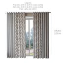 Ver imagem 2 de Cortina para Sala Estampada Quenia 4,00 x 2,50 m Fendi Sultan