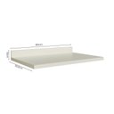 Ver mais imagens de Cozinha Compacta Modulada 7 Portas 3 Gavetas 100% MDF 1 Tampo Sevilha Branco/Artico