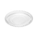 Ver imagem 3 de Cj 4 Pratos Rasos P/sobremesa Cristal Pearl Bolinha Transparente 20cm Wolff