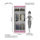 Ver mais imagens de Guarda-Roupa Solteiro 2 Portas Duster Albatroz Móveis