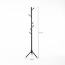 Ver imagem 2 de Cabideiro de Chão Zayn 170 Cm X 42 Cm Preto