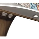 Ver imagem 4 de Espelheira para Banheiro com Led 1 Porta 3 Prateleiras Duna Móveis Bosi