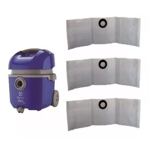 9 Sacos Aspirador de Pó Electrolux Flex 1400 - A10